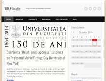 Tablet Screenshot of blogs.ub-filosofie.ro